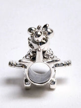 Pandora Silver Disney Mickey Mouse & Minnie Mouse Airplane Charm #790108C00